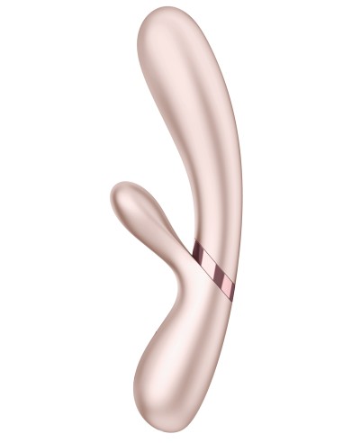 Vibro Rabbit connecté Hot Lover Satisfyer 20 x 3cm Silver