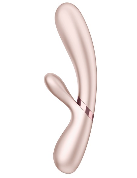 Vibro Rabbit connecté Hot Lover Satisfyer 20 x 3cm Silver