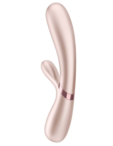 Vibro Rabbit connecté Hot Lover Satisfyer 20 x 3cm Silver