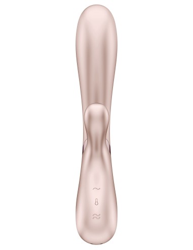 Vibro Rabbit connecté Hot Lover Satisfyer 20 x 3cm Silver