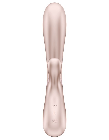 Vibro Rabbit connecté Hot Lover Satisfyer 20 x 3cm Silver