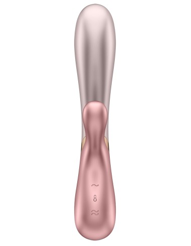 Vibro Rabbit connecté Hot Lover Satisfyer 20 x 3cm Rose