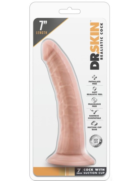 Gode réaliste Cock Long Dr Skin 17 x 4cm Gode réaliste Cock Long Dr Skin 17 x 4cm