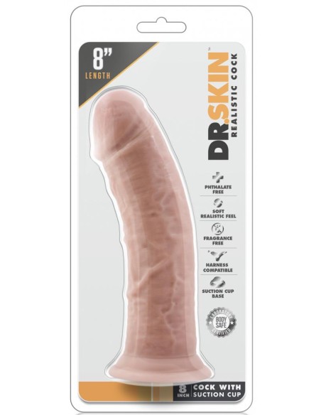 Gode réaliste Cock Harn Dr Skin 18 x 5cm