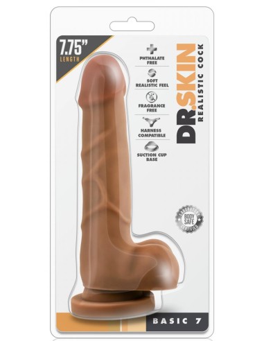 Gode réaliste Basic Up Dr Skin 14 x 3.5cm Latino