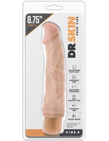 Gode vibrant Vibe 6 Dr Skin 18 x 4cm