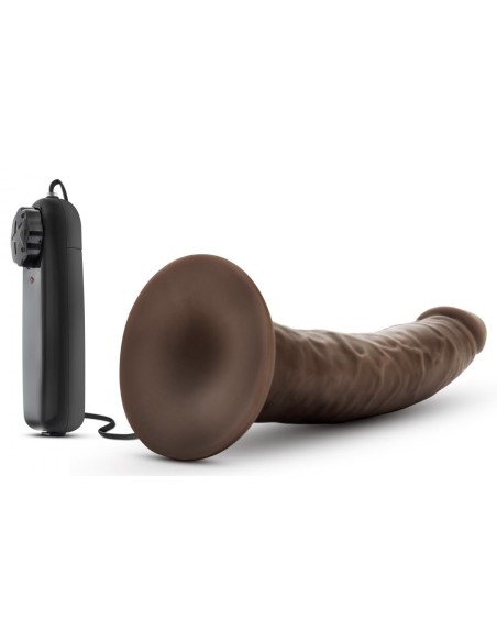 Gode vibrant Dr Dave Dr Skin 18 x 4cm Marron