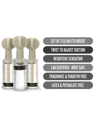 Kit 3 Suce Tétons Twist Up 10.3cm - Diamètre 19mm - Développeurs Clitoris - 4