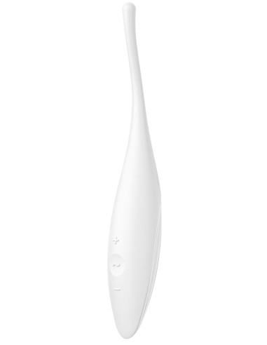 Stimulateur Twirling Joy Satisfyer 17cm Blanc
