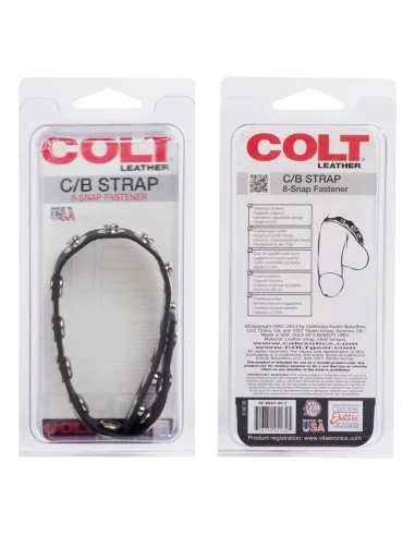 Anneau en cuir pour le sexe 8 Pressions