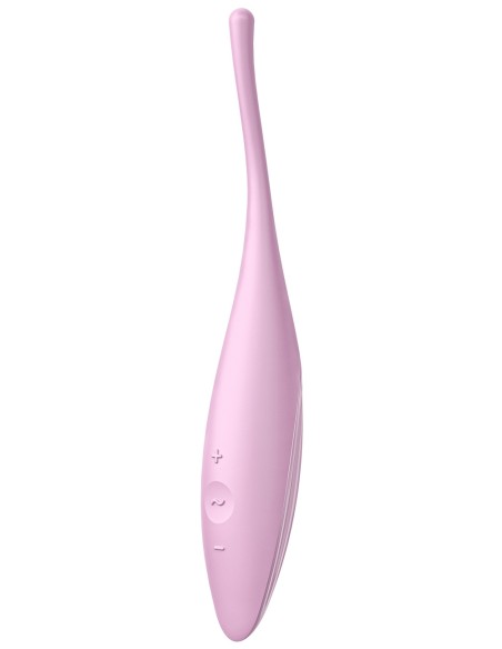 Stimulateur connecté Twirling Joy Satisfyer 17cm Rose