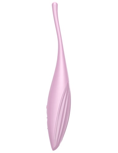 Stimulateur connecté Twirling Joy Satisfyer 17cm Rose