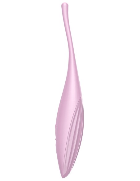 Stimulateur connecté Twirling Joy Satisfyer 17cm Rose