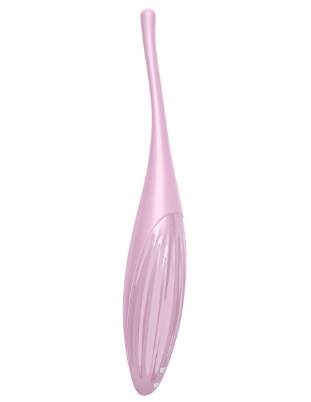 Stimulateur connecté Twirling Joy Satisfyer 17cm Rose
