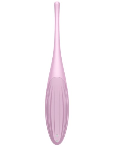 Stimulateur connecté Twirling Joy Satisfyer 17cm Rose
