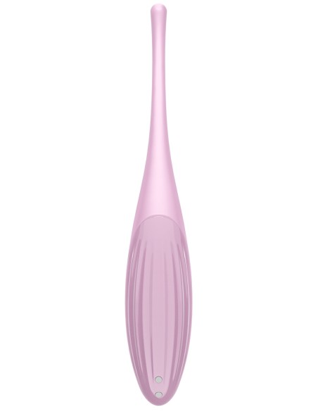 Stimulateur connecté Twirling Joy Satisfyer 17cm Rose
