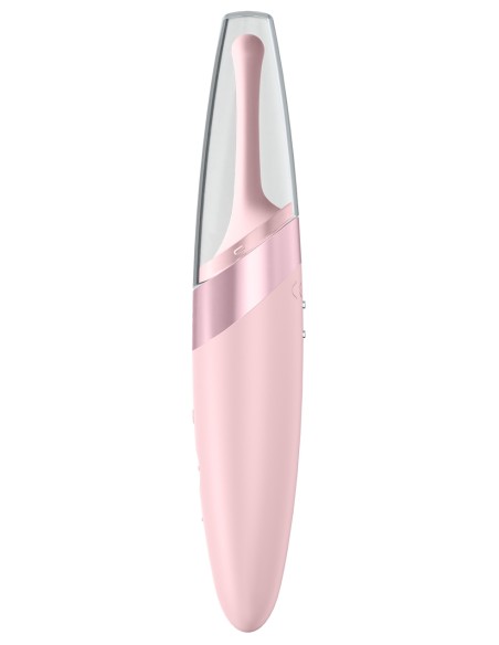 Stimulateur Tirling Delight Satisfyer 17cm Rose Stimulateur Tirling Delight Satisfyer 17cm Rose