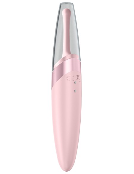 Stimulateur Tirling Delight Satisfyer 17cm Rose Stimulateur Tirling Delight Satisfyer 17cm Rose