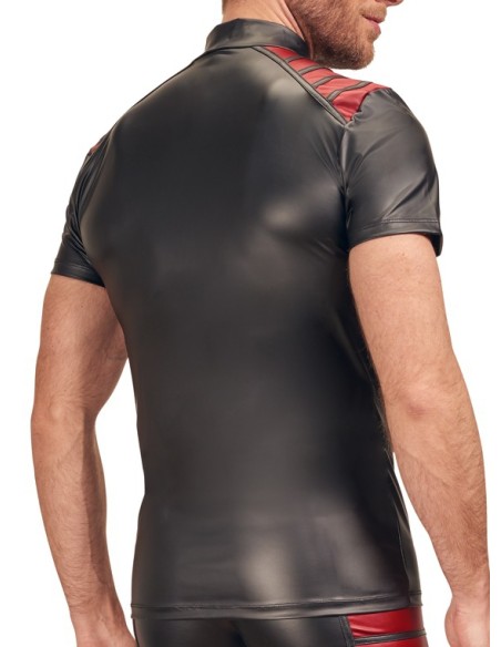 T-shirt VEGA Noir-Rouge