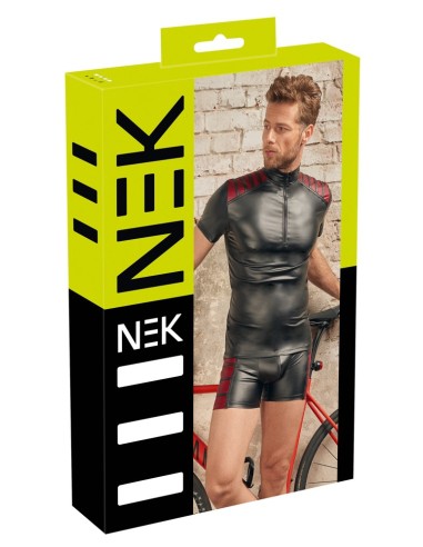 T-shirt VEGA Noir-Rouge