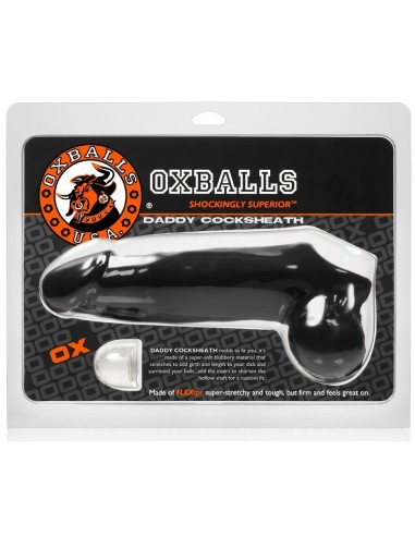 Gaine de pénis Daddy 20 x 6cm Noire