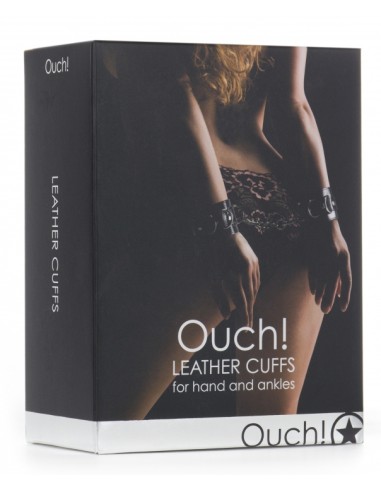 Menottes de poignets Cuffs Ouch Noires