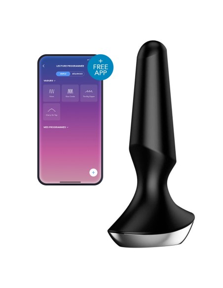 Plug anal vibrant connecté Ilicious 2 Satisfyer 10 x 3cm Noir