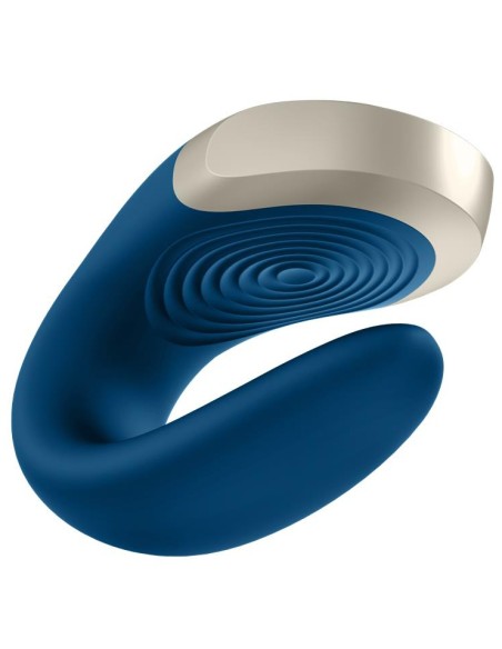 Stimulateur connecté DOUBLE LOVE LUXURY Bleu Stimulateur connecté DOUBLE LOVE LUXURY Bleu