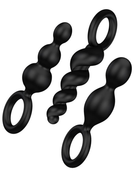 Kit de 3 plugs Silicone Booty Call Satisfyer 9.5 x 2.5cm Kit de 3 plugs Silicone Booty Call Satisfyer 9.5 x 2.5cm