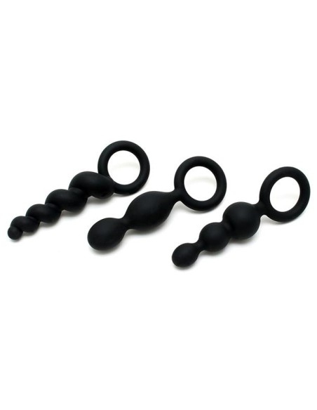 Kit de 3 plugs Silicone Booty Call Satisfyer 9.5 x 2.5cm Kit de 3 plugs Silicone Booty Call Satisfyer 9.5 x 2.5cm