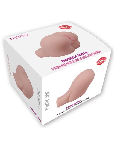 Masturbateur réaliste Mini Holes Duo Vulve-Anus