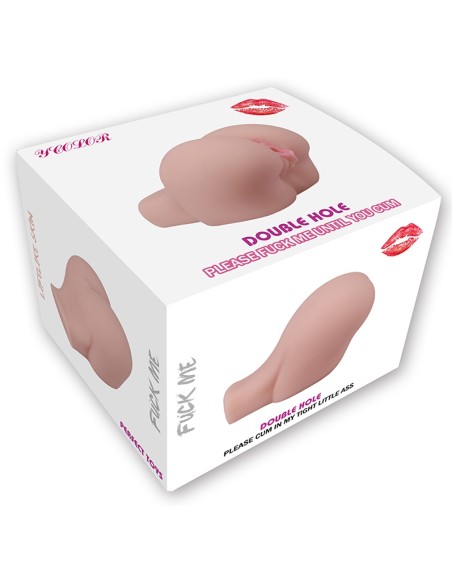 Masturbateur réaliste Mini Holes Duo Vulve-Anus