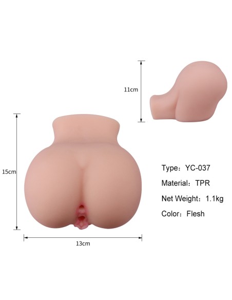 Masturbateur réaliste Mini Holes Duo Vulve-Anus