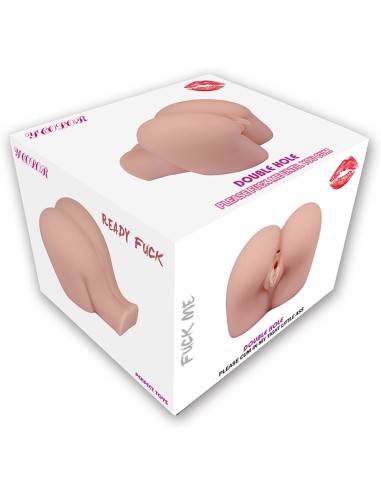 Masturbateur réaliste Cum Holes Vulve-Anus