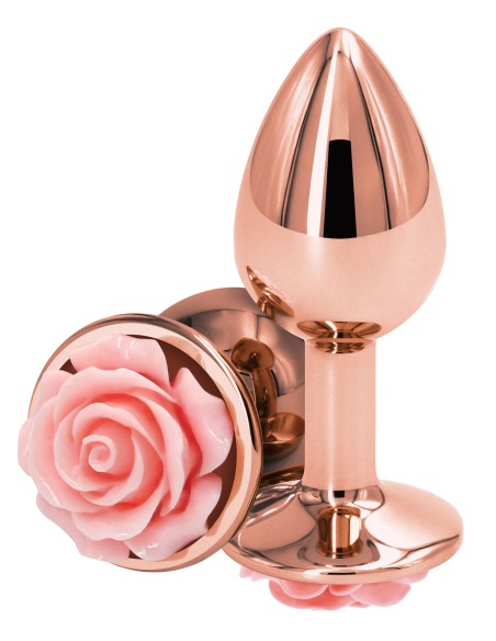 Plug Bijou REAR S 6 x 2.7cm Rose-Rose Plug Bijou REAR S 6 x 2.7cm Rose-Rose