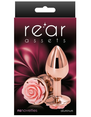 Plug Bijou REAR S 6 x 2.7cm Rose-Rose