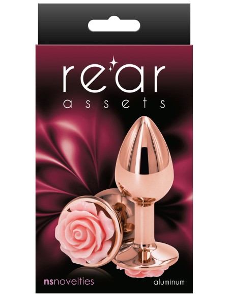 Plug Bijou REAR S 6 x 2.7cm Rose-Rose Plug Bijou REAR S 6 x 2.7cm Rose-Rose