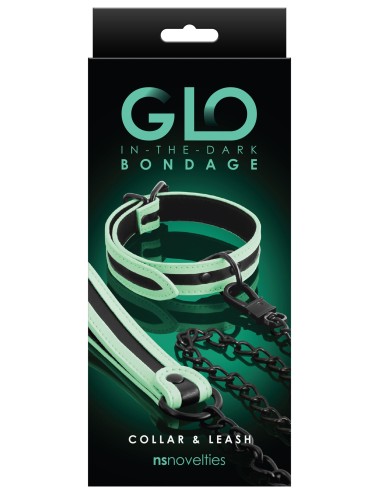 Collier-Laisse fluorescente Glo 75cm