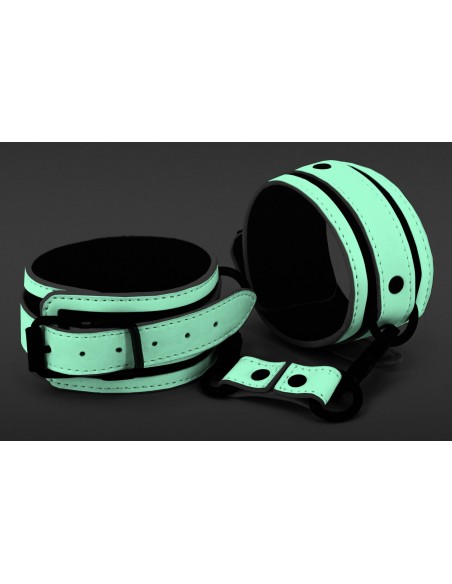 Menottes de cheville fluorescentes GLO Menottes de cheville fluorescentes GLO