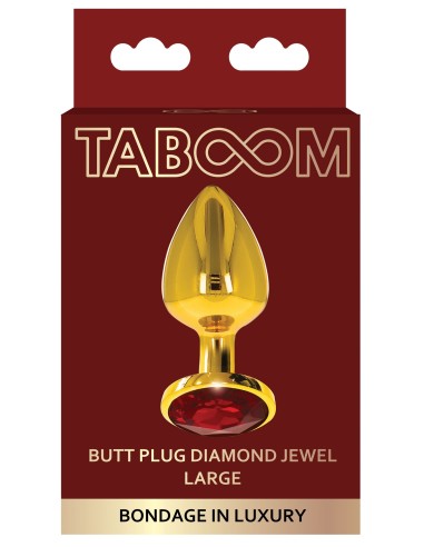 Plug bijou anal Jewel Taboom 8 x 4cm
