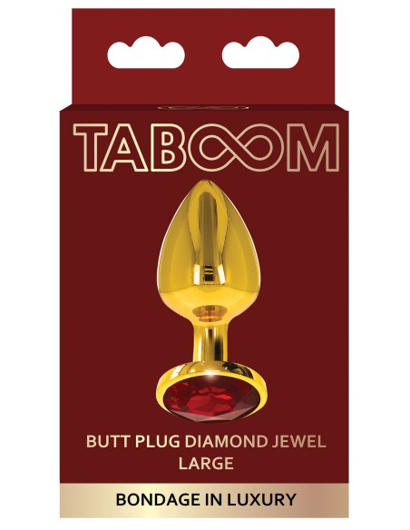 Plug bijou anal Jewel Taboom 8 x 4cm