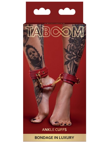 Menottes de chevilles Taboom Rouges