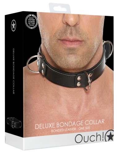 Collier Deluxe Bondage Noir