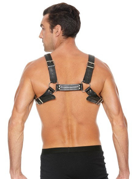 Harnais Buckle Bulldog Noir