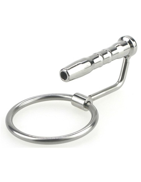 Plug d'urètre percé Cum Eject 4cm - Diamètre 7mm