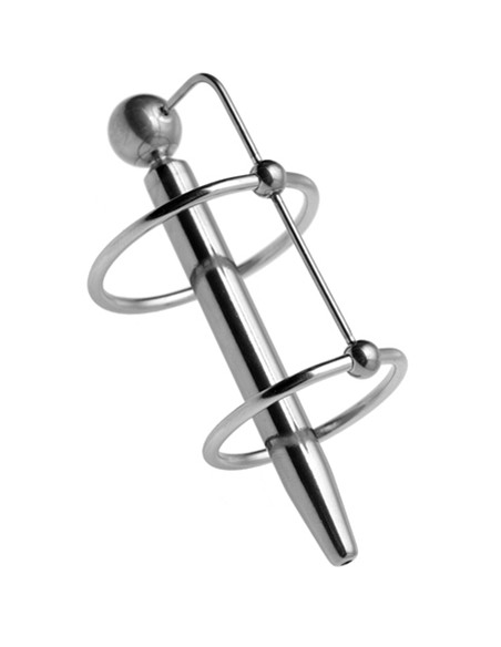 Plug d'urètre percé Longy 8cm - Diamètre 5.5 à 8mm