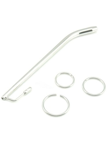 Tige d'urètre percée Benty S 11cm - Diamètre 7.5mm
