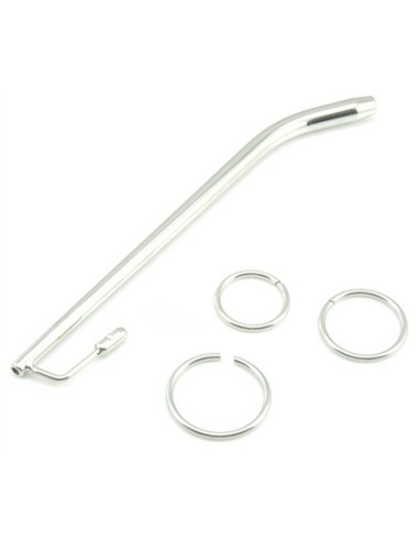 Tige d'urètre percée Benty M 15cm - Diamètre 7.5mm