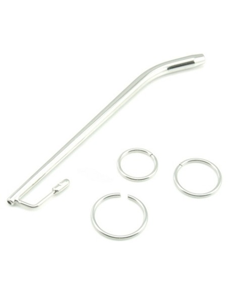 Tige d'urètre percée Benty L 19cm - Diamètre 7.5mm Tige d'urètre percée Benty L 19cm - Diamètre 7.5mm