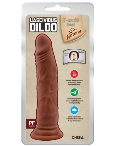 Gode réaliste Lascivious 19 x 4.3cm Latino